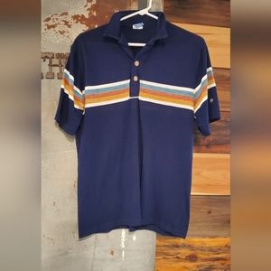 Vintage OP 70s Short sleeve shirt. Large